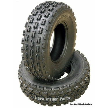 200 Sawtooth x2 Pair New - Rush Pro 1F Front ATV MX Tires 21x7x10-6 Ply